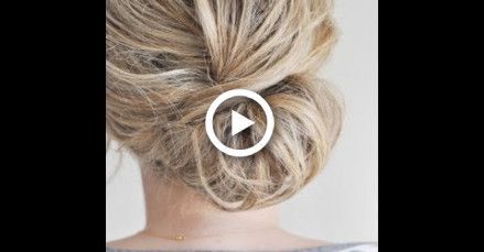 Low Chignon Hair Tutorial -   16 hairstyles Simple low chignon ideas