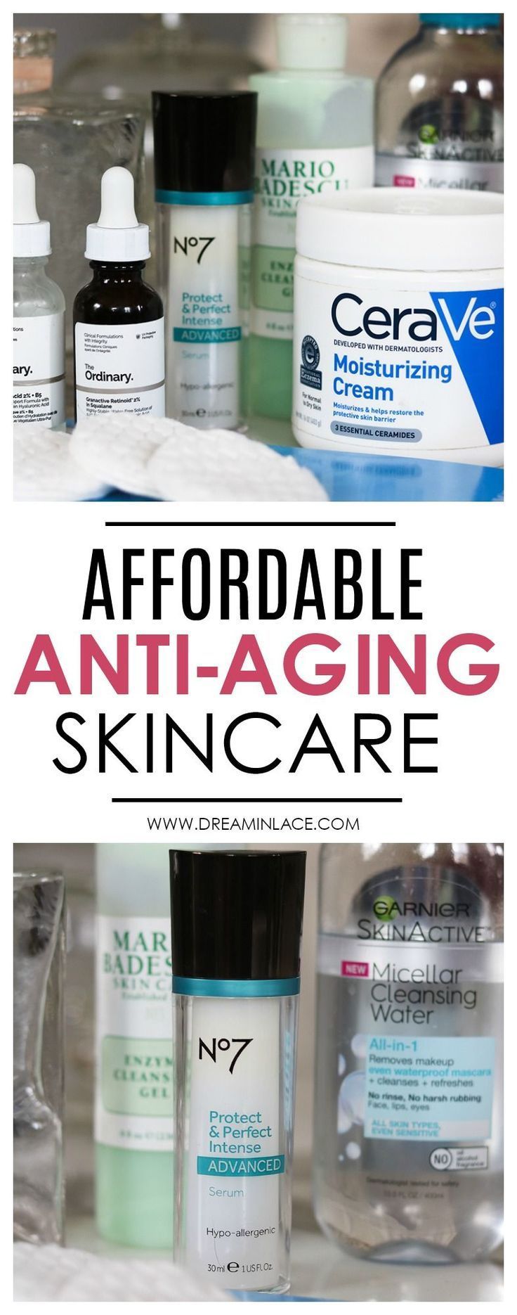 Affordable Anti-Aging Skincare Routine I DreaminLace.com -   16 skin care Anti Aging products ideas