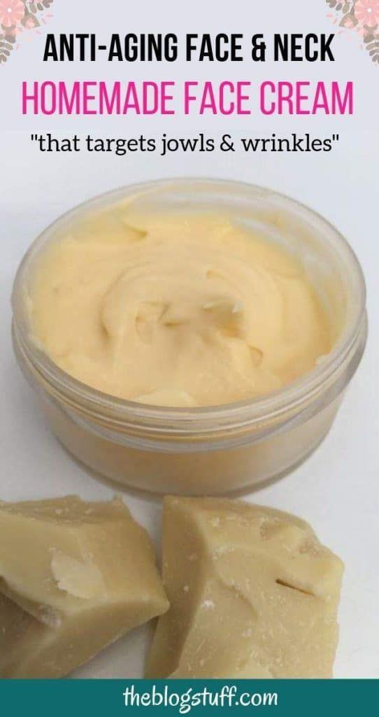 Homemade Anti Aging Face Cream Recipe To Prevent Facial Sagging -   16 skin care Anti Aging products ideas