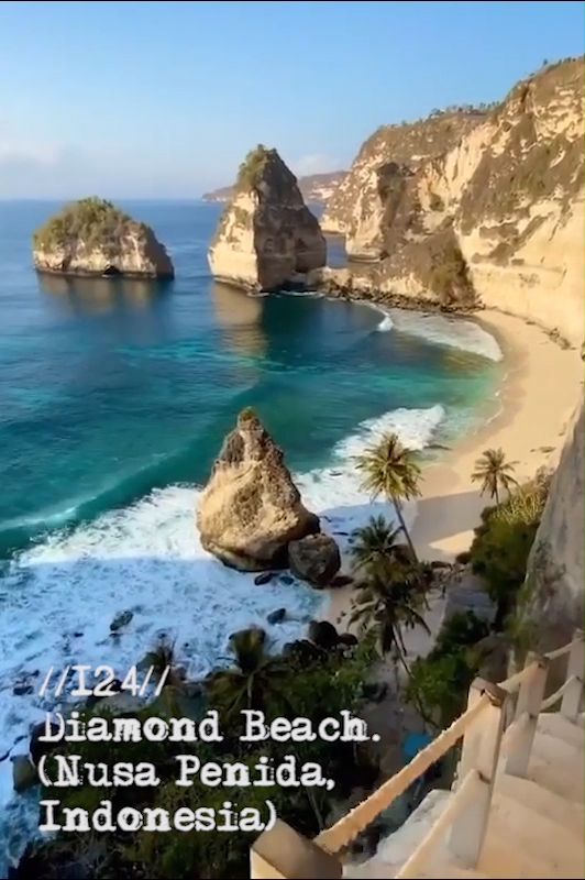 //124// Diamond Beach. (Nusa Penida, Indonesia) -   16 travel destinations Tropical summer ideas