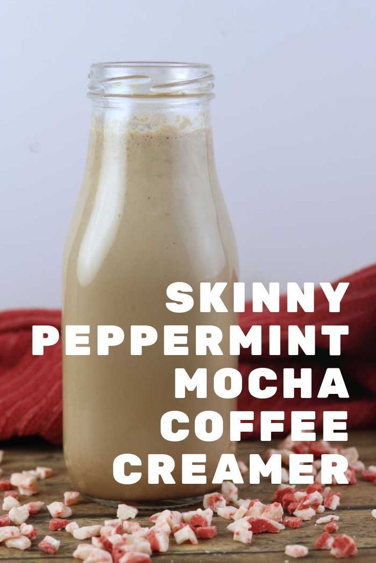Skinny Peppermint Mocha Coffee Creamer -   17 diet Clean Eating almond milk ideas