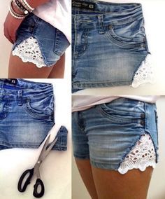 5 DIY Projects to Do With Clothes that Don't Fit -   17 DIY Clothes No Sewing shorts ideas