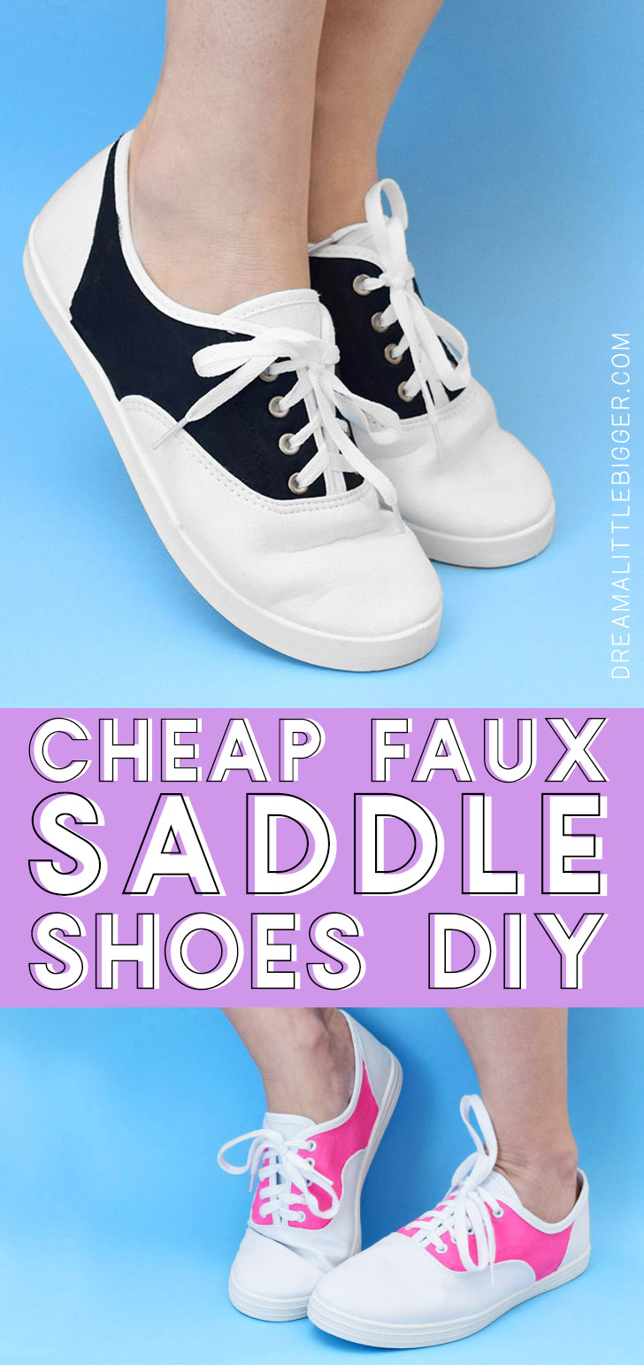 DIY Saddle Shoes Tutorial -   17 DIY Clothes Shoes outfit ideas
