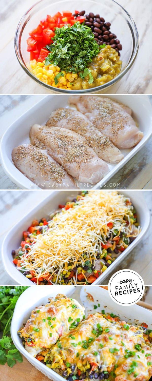 Baked Southwest Chicken Casserole · Easy Family Recipes -   17 healthy recipes Dinner families ideas