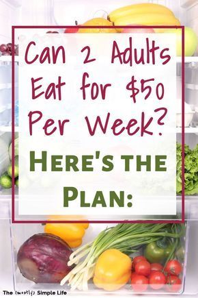 Budget Grocery List: $50 a Week -   17 healthy recipes For Two grocery lists ideas