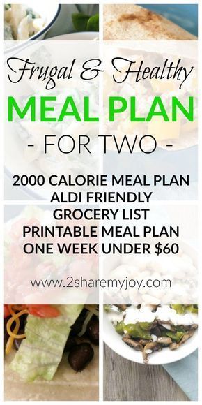 8-Day Plant Based Meal Plan on A Budget -   17 healthy recipes For Two grocery lists ideas