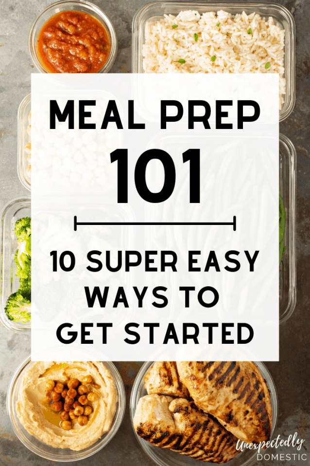 How to Meal Prep for the Week: 10 Healthy & Super Easy Ideas -   17 healthy recipes For Two grocery lists ideas