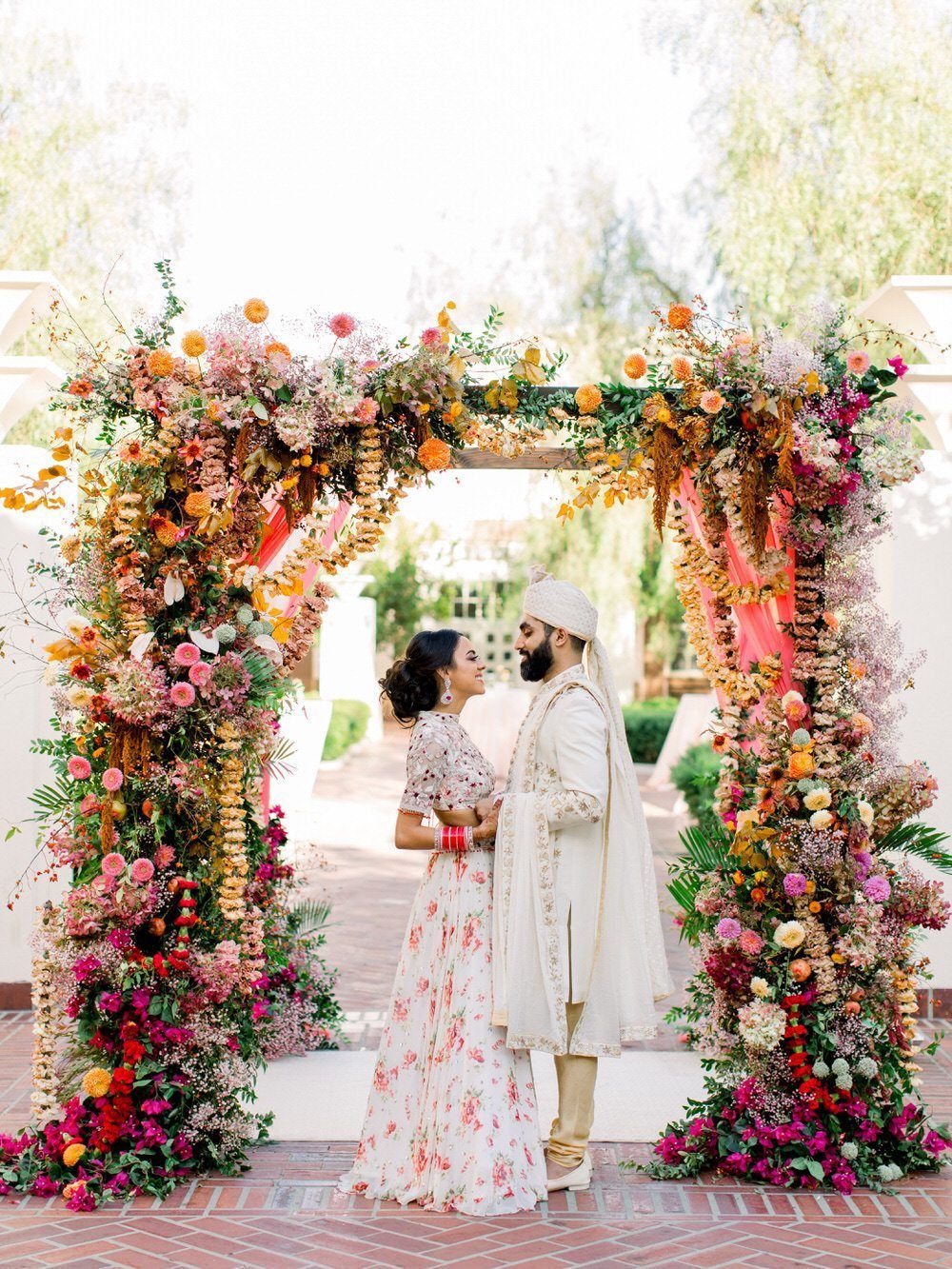 Vibrant Indian Wedding in a Downtown LA Urban Garden with a Modern Twist ? Ruffled -   17 indian wedding Ceremony ideas