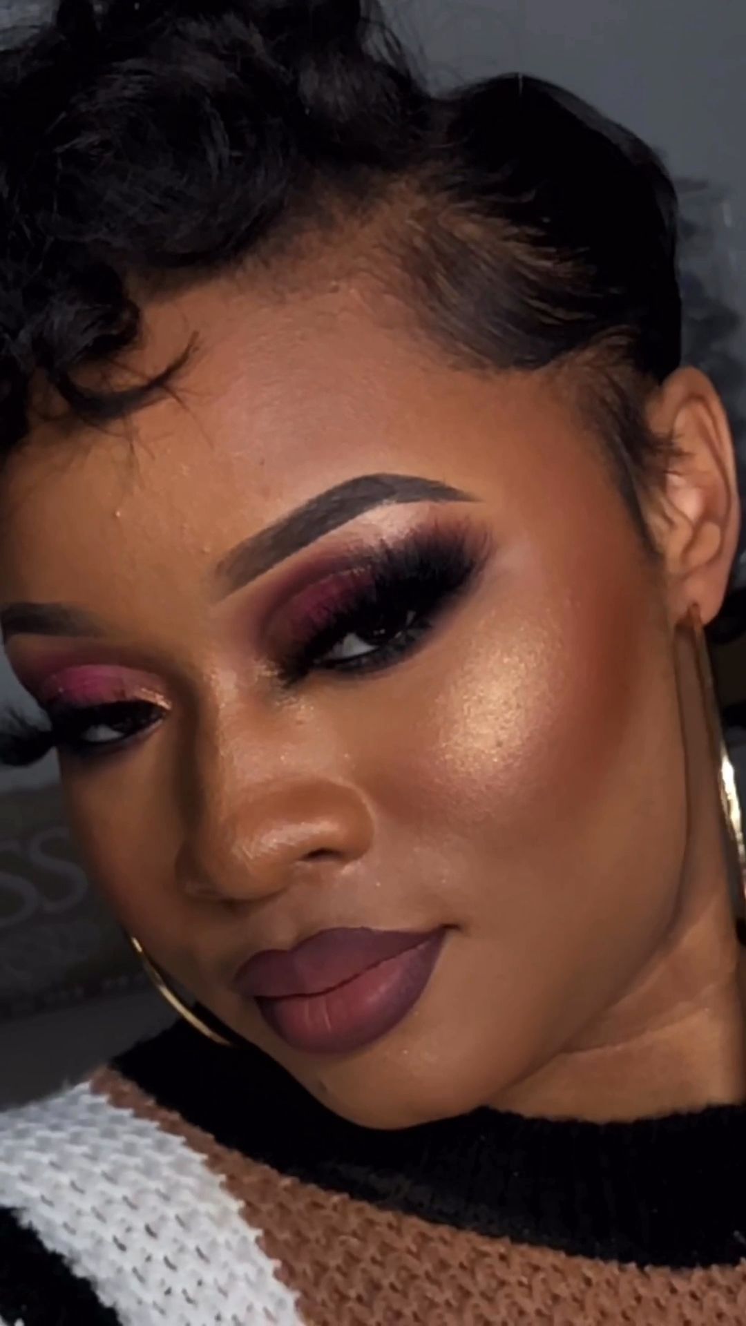 Smokey Valentines Day Glamрџ’‹ -   17 makeup Looks for black women ideas