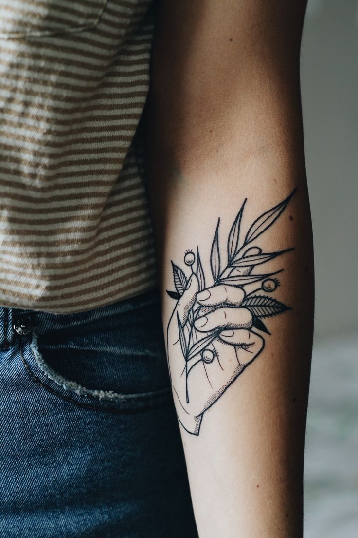 17 plants Tattoo arm ideas