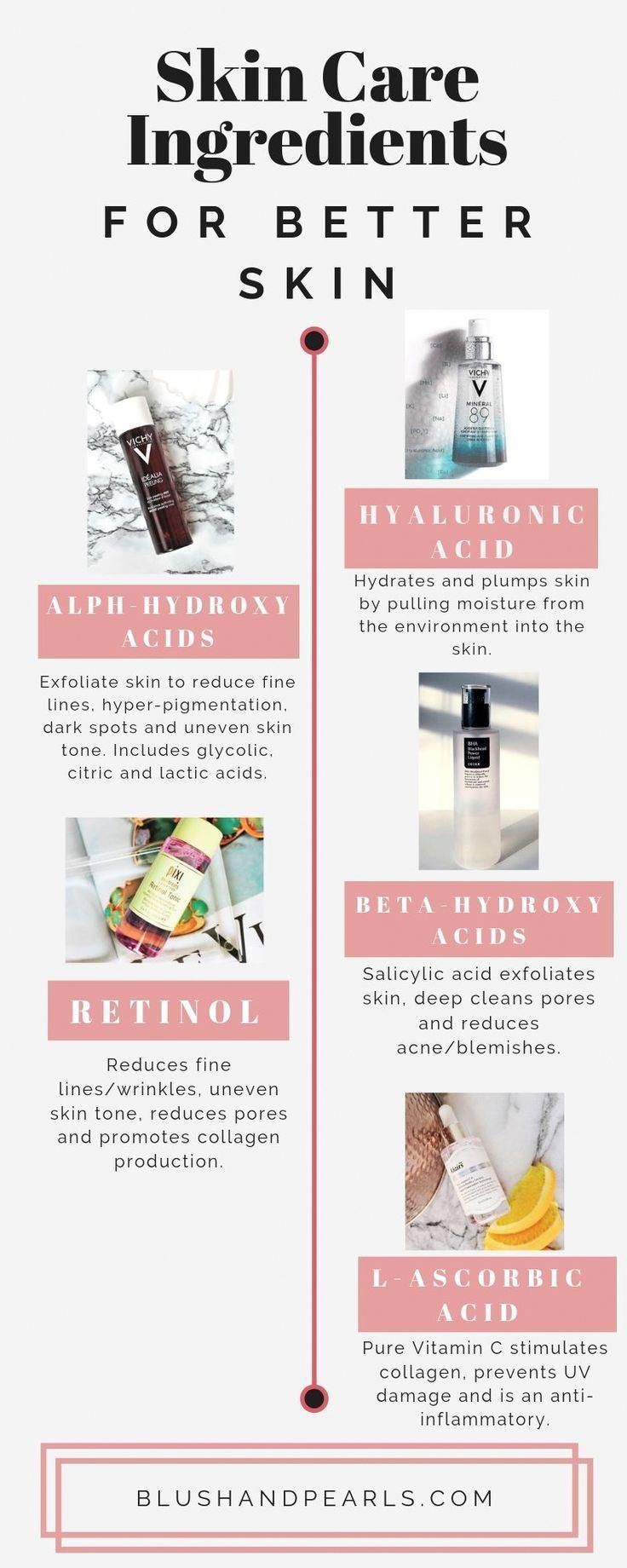Skin Care Ingredients You Need To Know About - Blush & Pearls -   17 skin care Serum products ideas