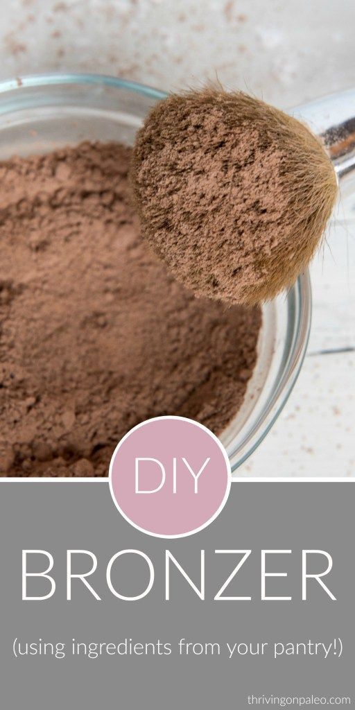 DIY Bronzer - Thriving On Paleo | AIP & Paleo Recipes for Autoimmune Disease Relief -   17 vegan makeup DIY ideas