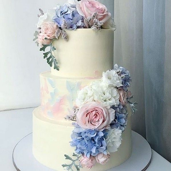 17 wedding Cakes blue ideas