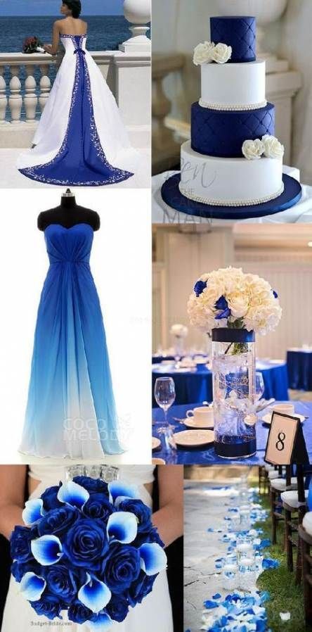 17 wedding Cakes blue ideas