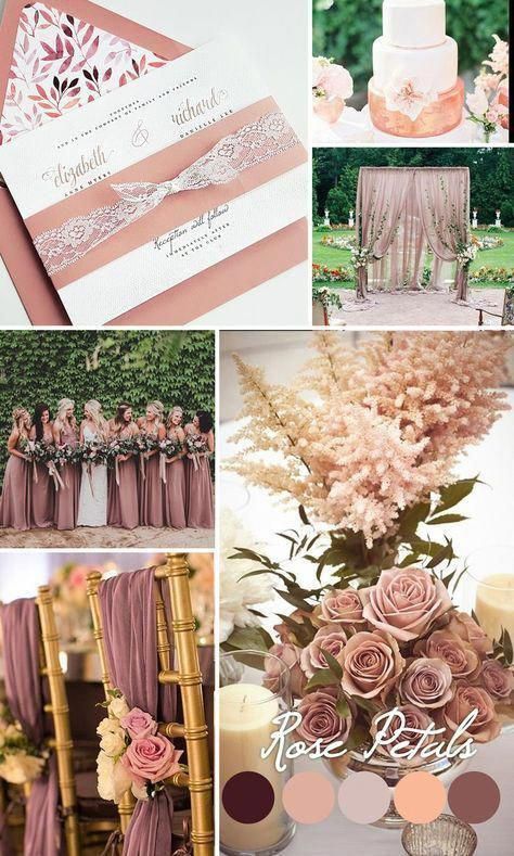 Dusty Rose wedding invitation, Laser cut Pocket wedding invite, Mauve floral invitation {Anemone design} -   17 wedding Themes fall ideas