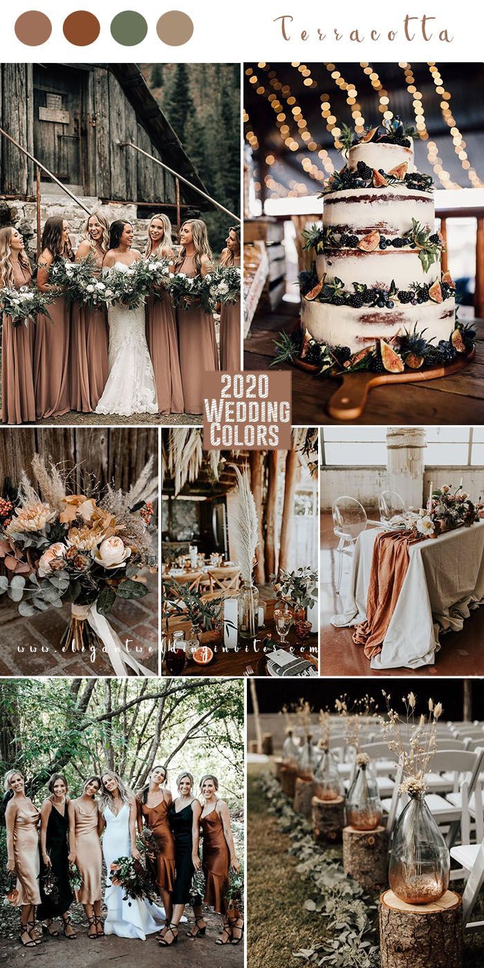 Top 10 Wedding Color Trends to Inspire in 2020 -   17 wedding Themes fall ideas