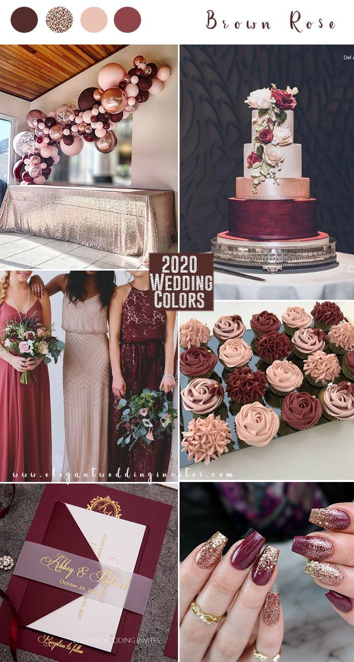 Top 10 Wedding Color Trends to Inspire in 2020 -   17 wedding Themes fall ideas