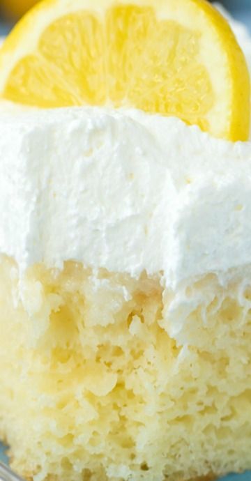 lemon cream poke cake -   18 cake Poke potlucks ideas