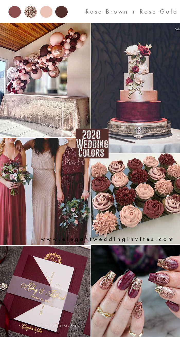 Top 10 Wedding Color Trends to Inspire in 2020 -   18 wedding Burgundy and gold ideas
