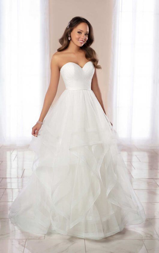 Strapless Ballgown Wedding Dress With Horsehair Skirt. | Kleinfeld Bridal -   18 wedding Dresses modern ideas