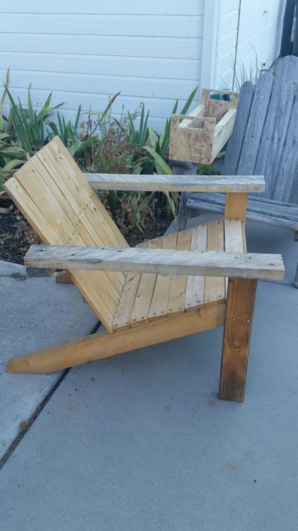 Pallet Adirondack Chair Set • 1001 Pallets -   19 diy projects With Pallets adirondack chairs ideas