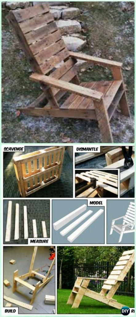 DIY Adirondack Chair Free Plans Instructions -   19 diy projects With Pallets adirondack chairs ideas