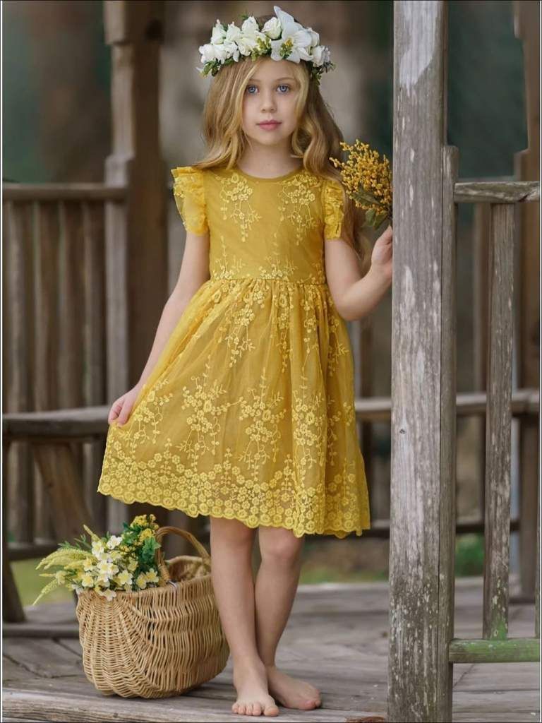 19 dress Yellow lace ideas