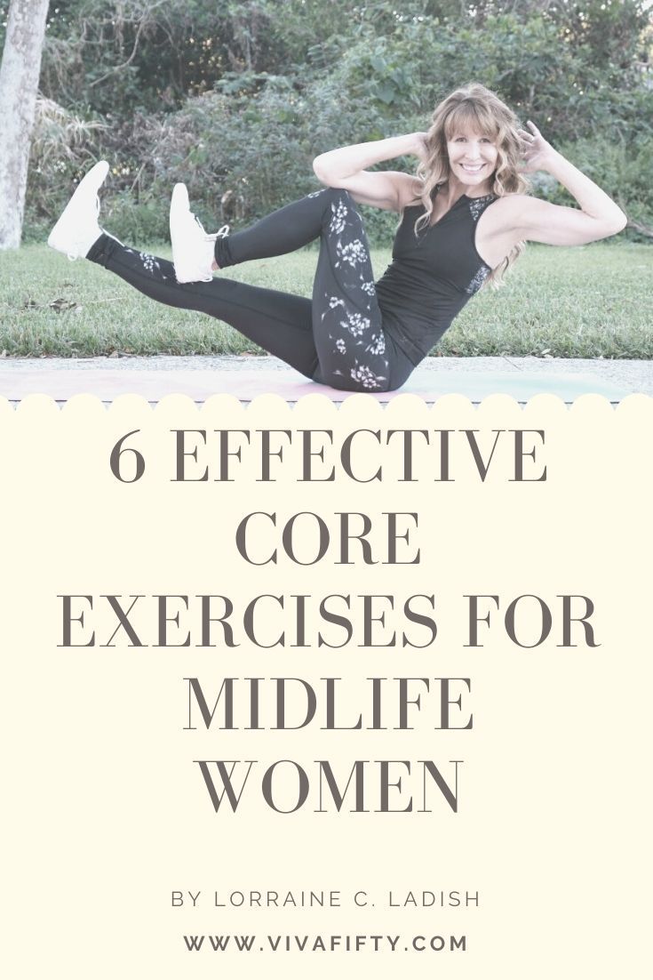 6 Effective core exercises for midlife women -   19 fitness Exercises beauty ideas