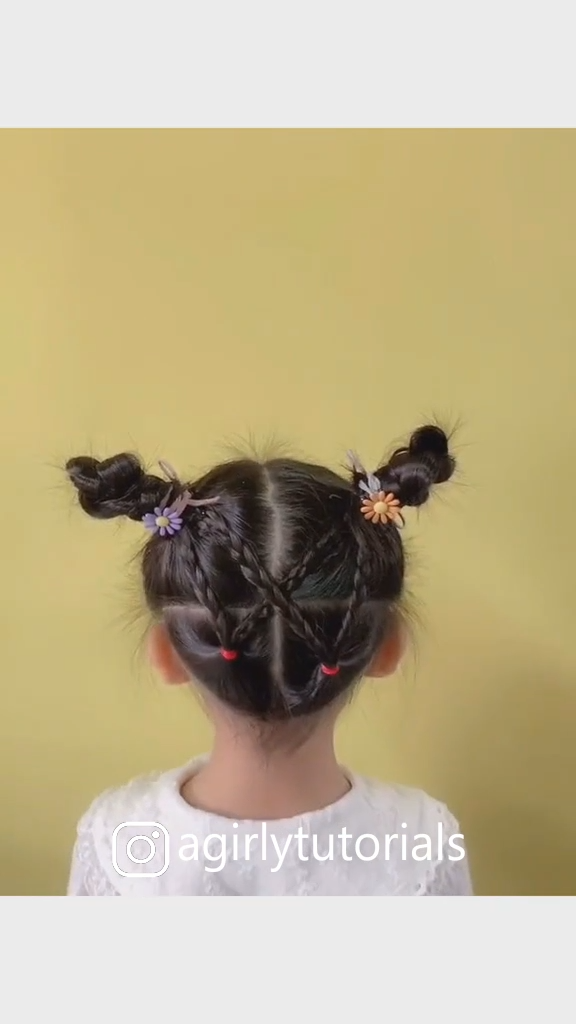 10 Easy and Cute Hairstyles for Little Girls Part 1 -   19 hairstyles Cool hairdos ideas
