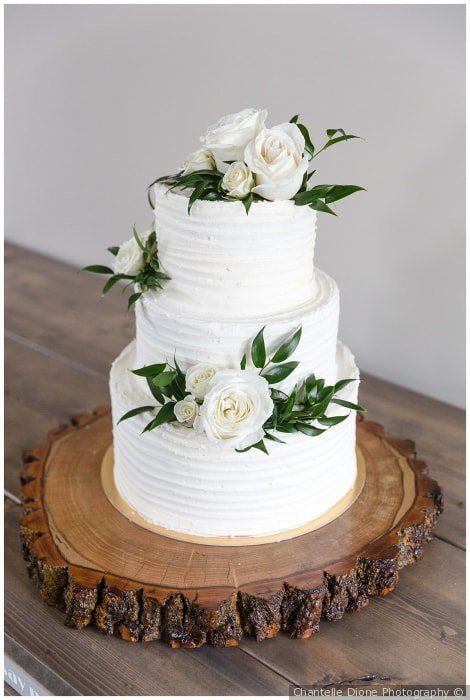 21 cake White rustic ideas