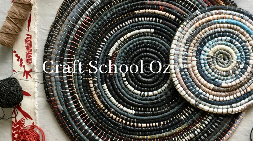 Textile Coiled Basket -   22 wood and fabric crafts Videos ideas