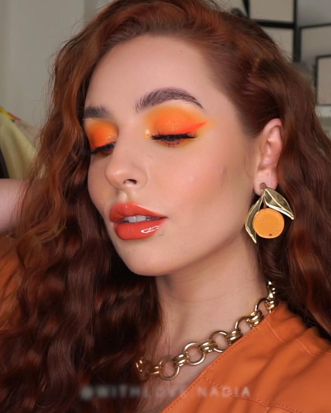Orange Makeup Tutorial -   24 makeup Palette videos ideas