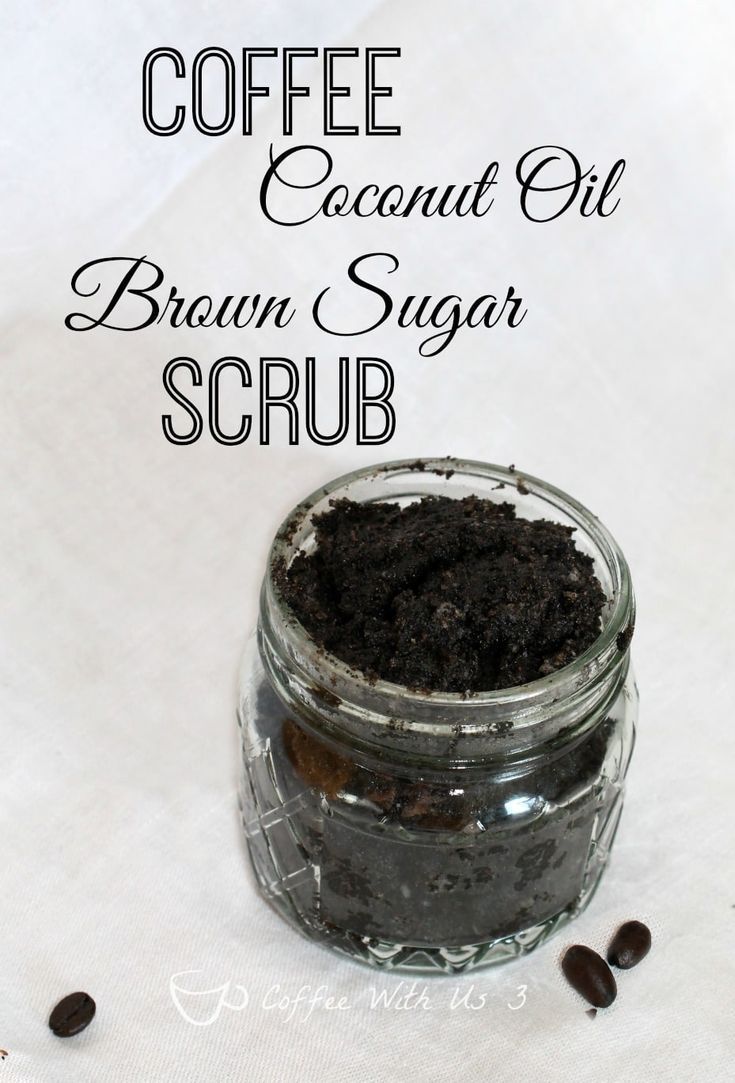 Coffee Coconut Oil Brown Sugar Scrub -   24 skin care Exfoliation brown sugar ideas