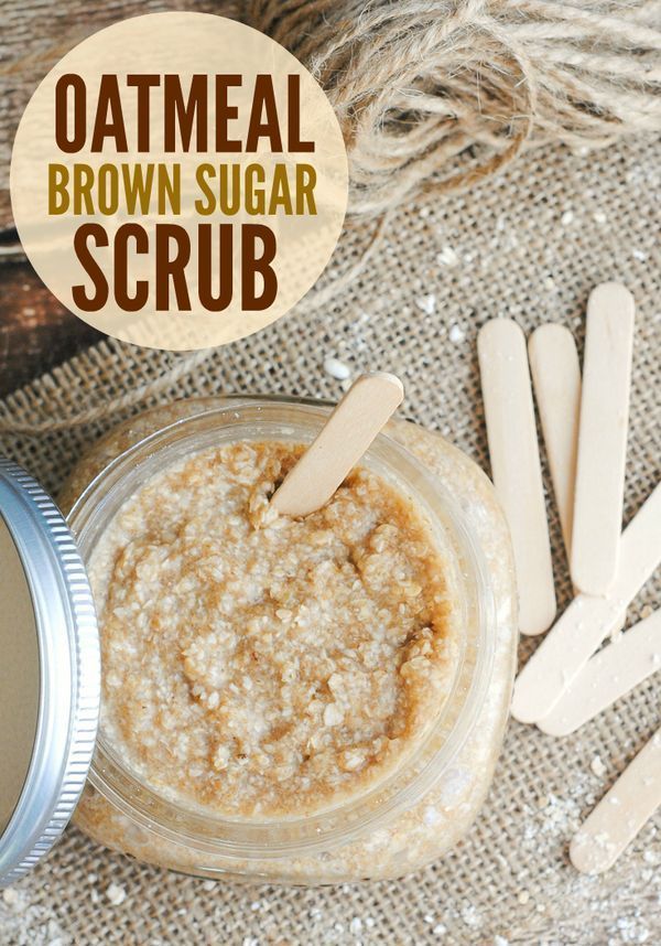 Make Your Own Oatmeal Brown Sugar Scrub -   24 skin care Exfoliation brown sugar ideas
