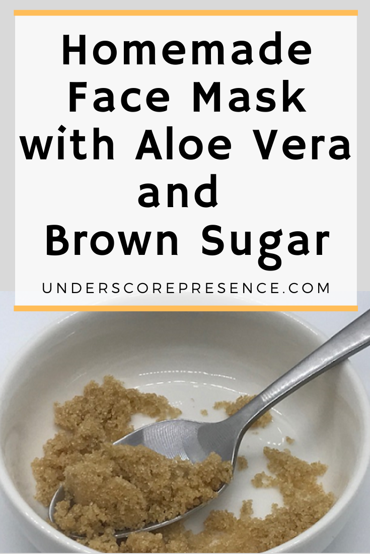 Homemade Face Mask with Aloe Vera and Brown Sugar -   24 skin care Exfoliation brown sugar ideas