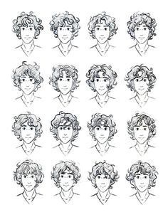 The Silver Eye - Enel Curly Hair Study by LauraHollingsworth on DeviantArt -   10 men hair Drawing ideas