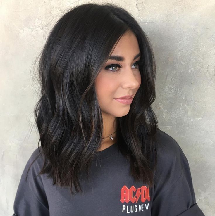 Jackalope Beauty Lounge's Instagram profile post: “@jackalope.kristina did some beautiful fall balayage. рџЋѓрџЌ‚ If you have dark hair, balayage can be subtle and be used to add dimension and…” -   13 hair Medium Length black ideas