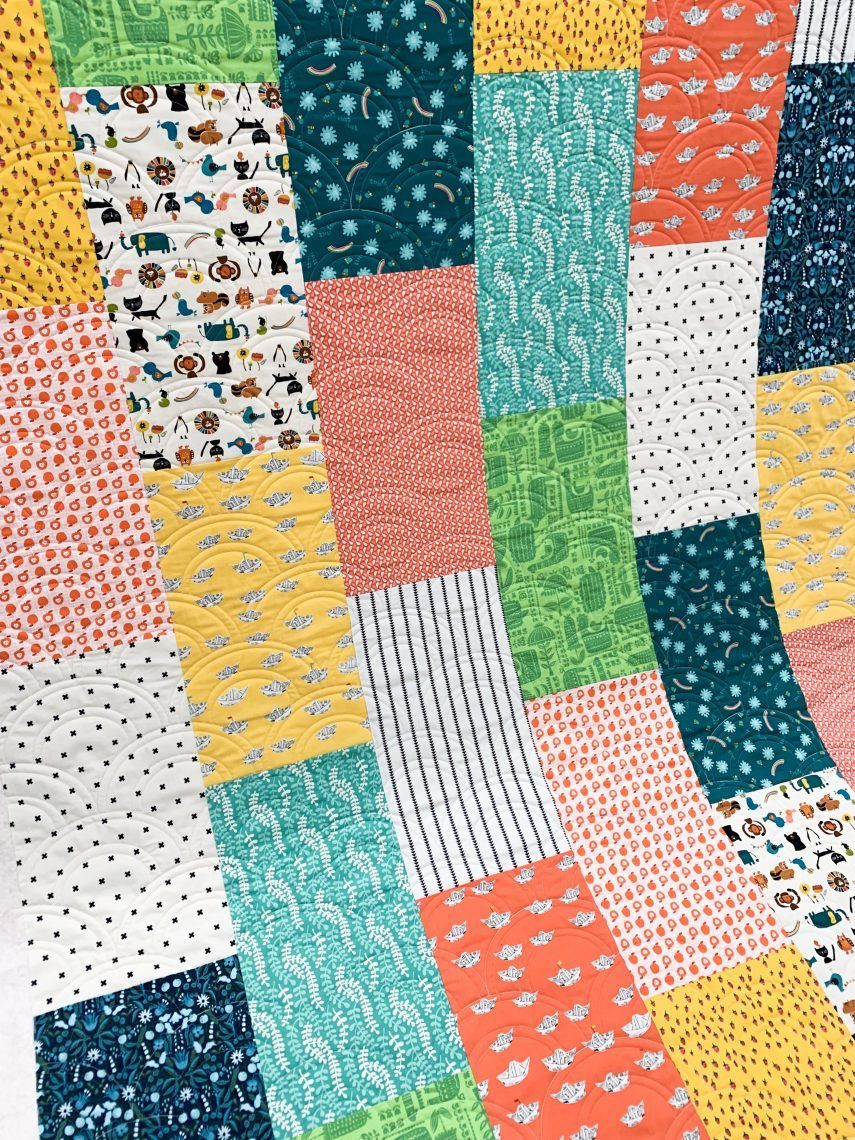 Easy Fat Quarter Quilt | quilting | Diary of a Quilter -   14 fabric crafts Projects fat quarters ideas