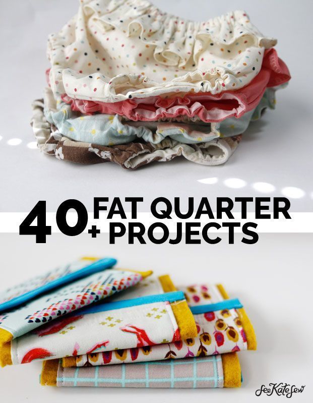 14 fabric crafts Projects fat quarters ideas