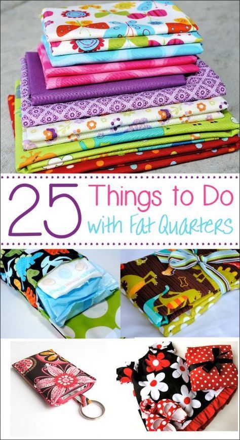 25 *More* Things to Do With Fat Quarters - Crazy Little Projects -   14 fabric crafts Projects fat quarters ideas