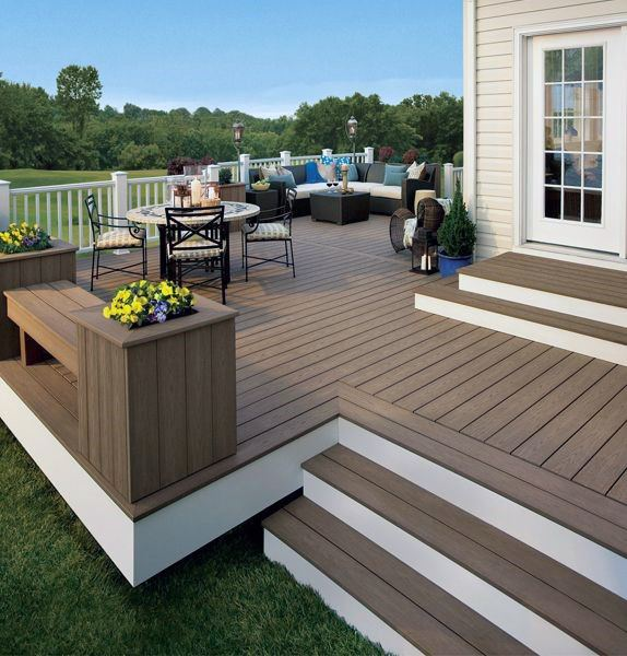 Top 60 Best Backyard Deck Ideas - Wood And Composite Decking Designs -   14 garden design Wood decks ideas