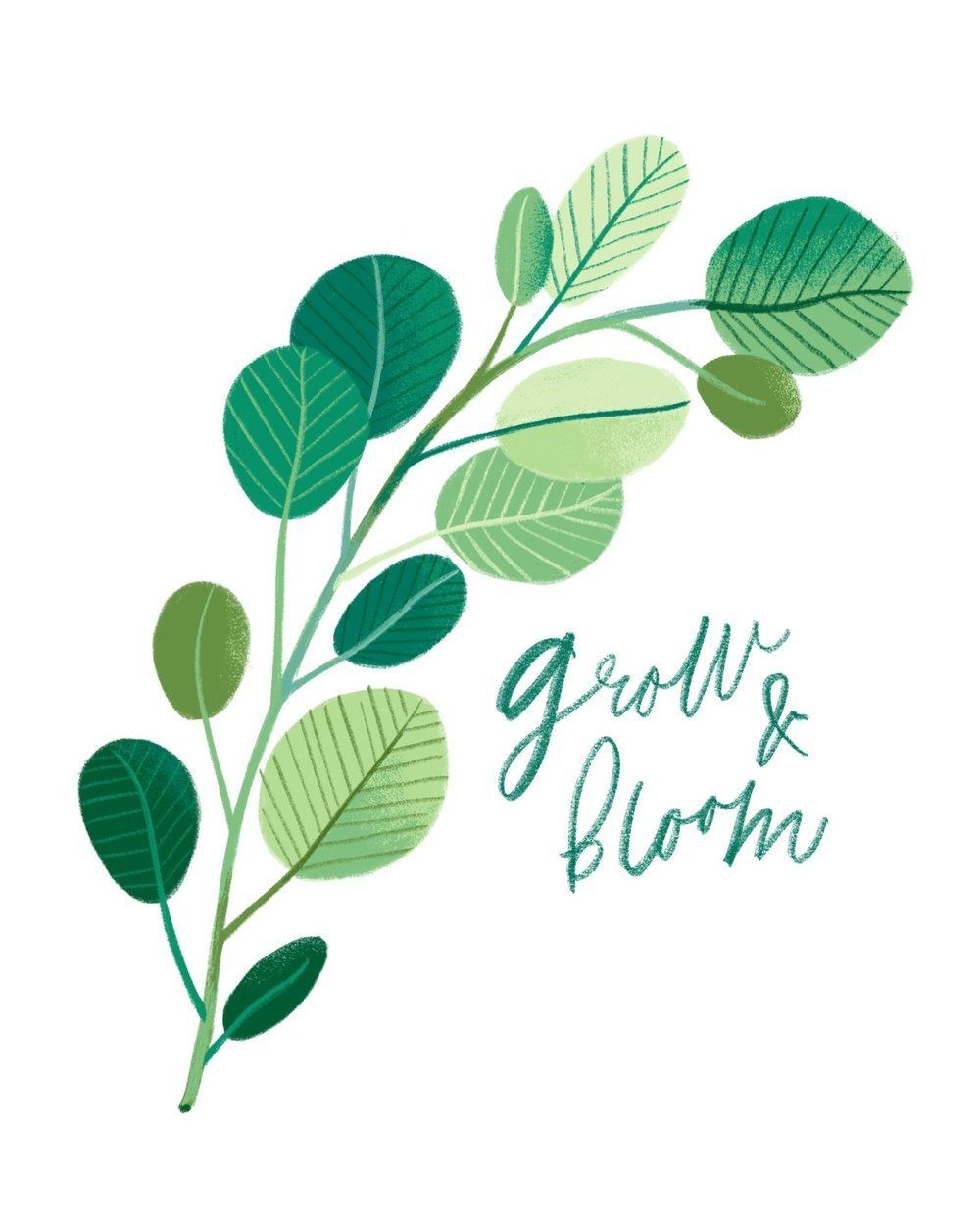 Grow & Bloom — Hollei Anne -   14 growing plants Illustration ideas