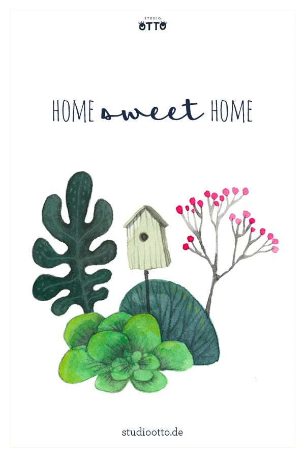 Home sweet safe home -   14 growing plants Illustration ideas