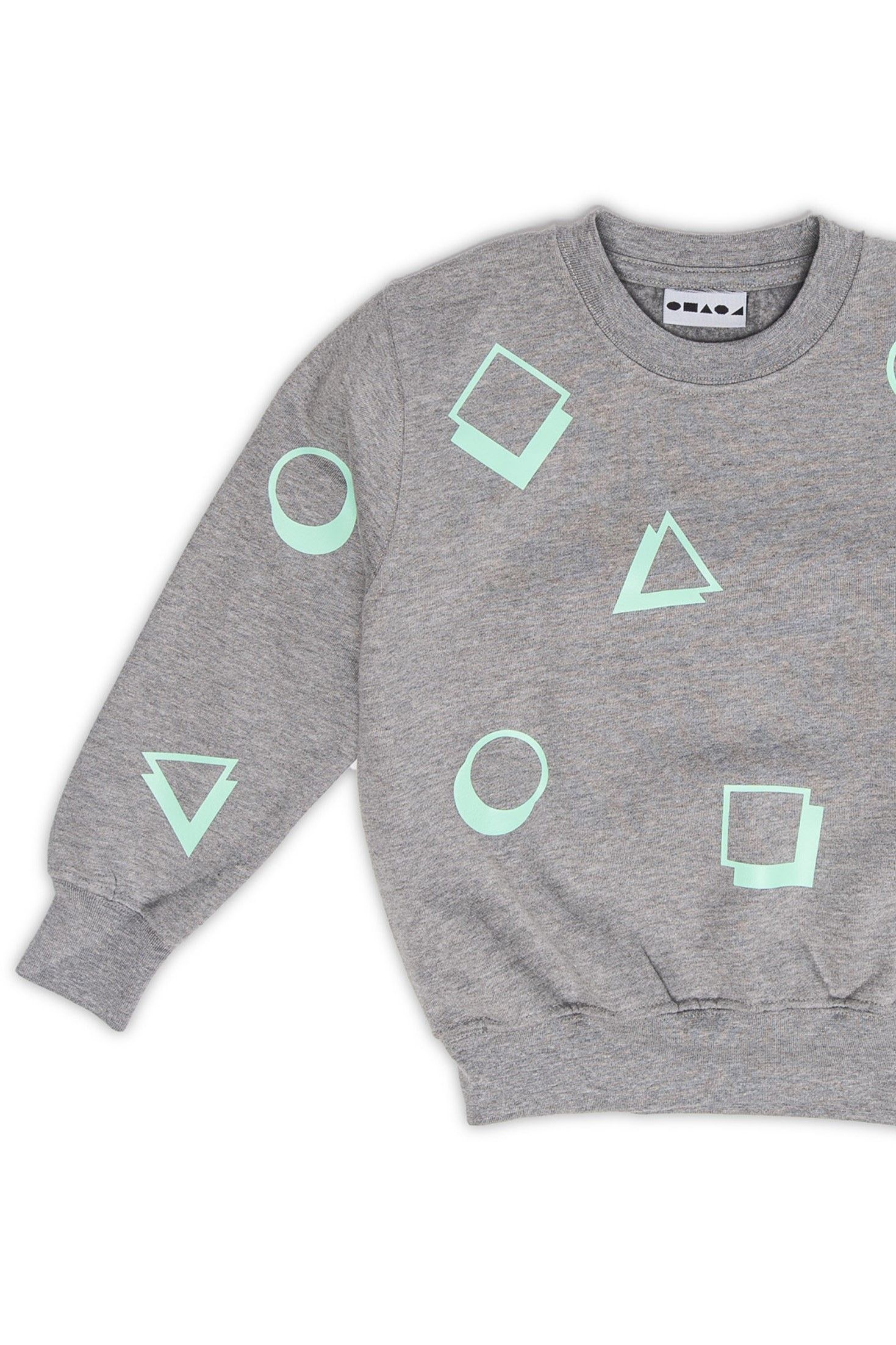 Shapes of Things Mint Polka Shapes Sweatshirt -   15 DIY Clothes Winter kids ideas