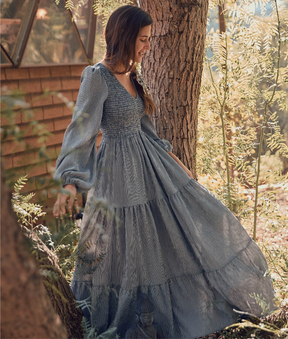 The Aimee Dress | Navy Houndstooth -   15 dress Maxi vintage ideas
