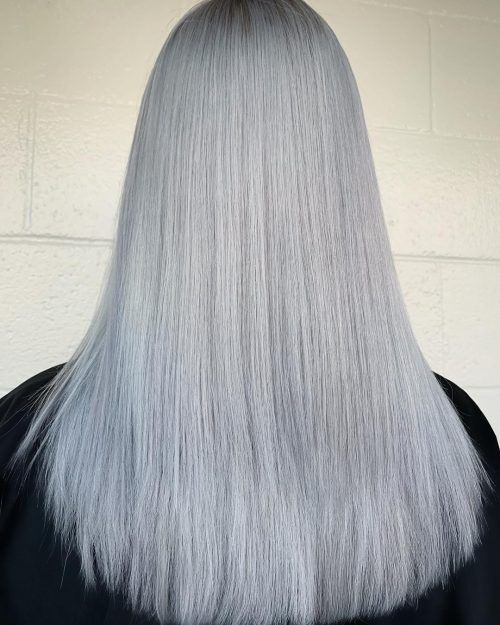 Silver Blonde Hair - How to Get This Trendy Color for 2020 -   15 hair Grey liso ideas