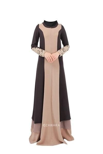 Appliques Islamic Dress Chiffon Turkish Women Clothing Abayas Black Abaya Saudi Dress Muslim Dubai Dress Hijab -   16 dress Muslim for women ideas
