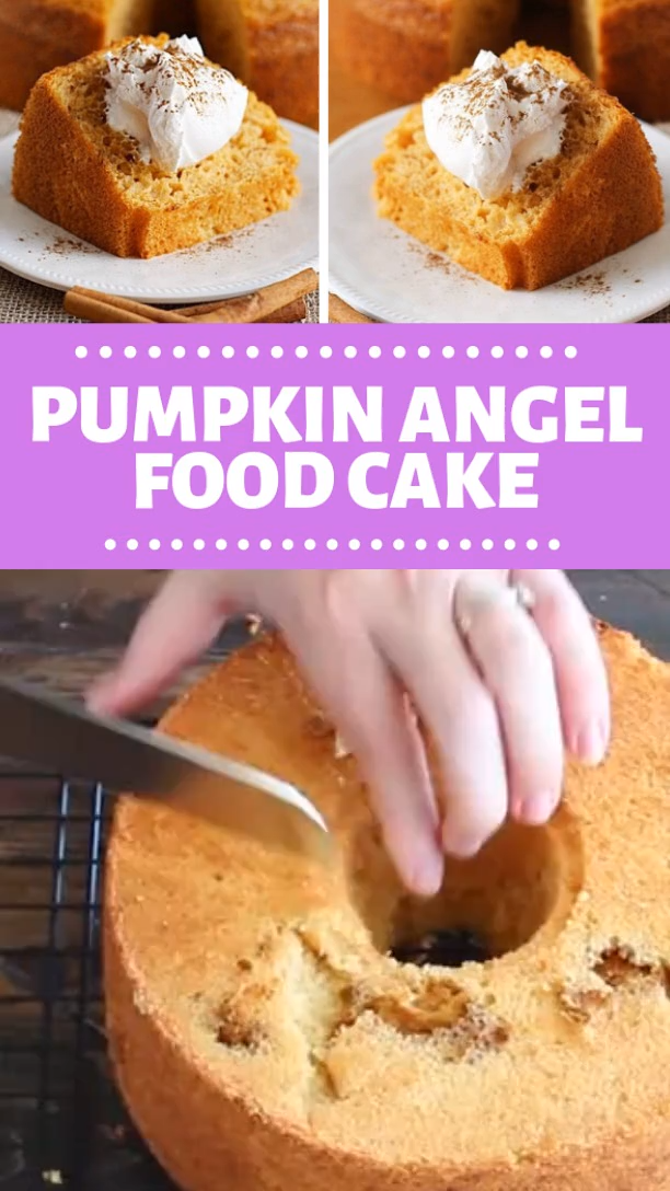 PUMPKIN ANGEL FOOD CAKE -   17 cake Easy box ideas