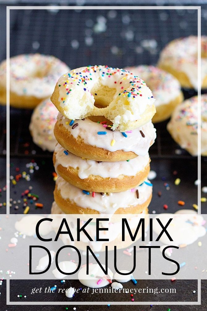 Cake Mix Donuts - Jennifer Meyering -   17 cake Easy box ideas