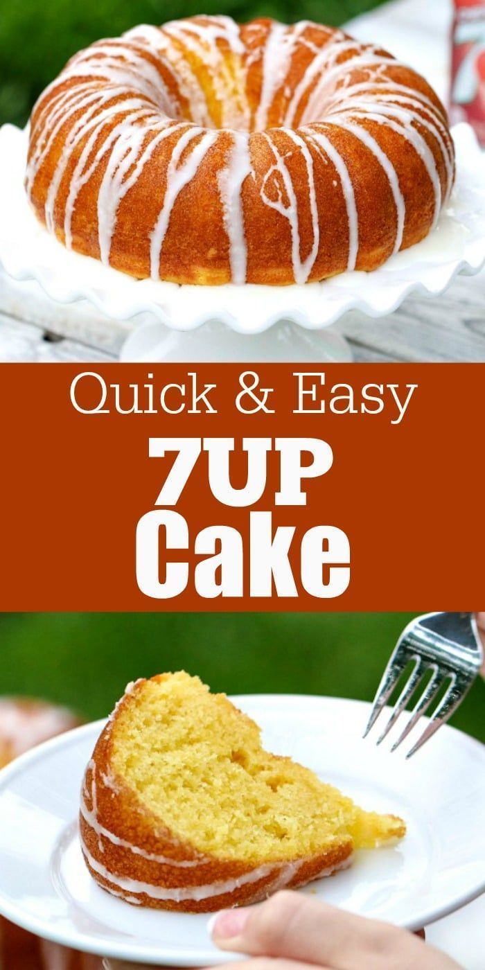 7UP Cake Recipe (From A Box Mix!) -   17 cake Easy box ideas